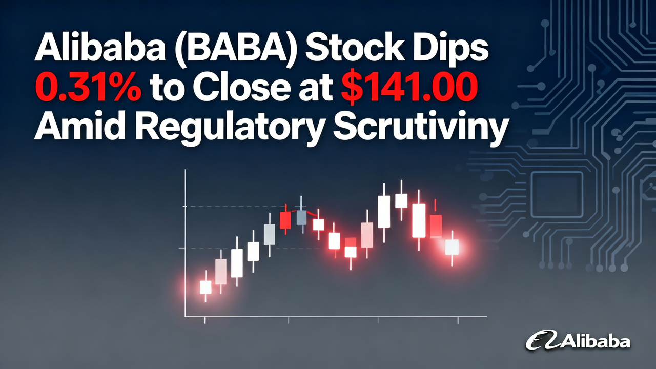 Alibaba (BABA) Stock Dips 0.31% to Close at $141.00 Amid Regulatory Scrutiny