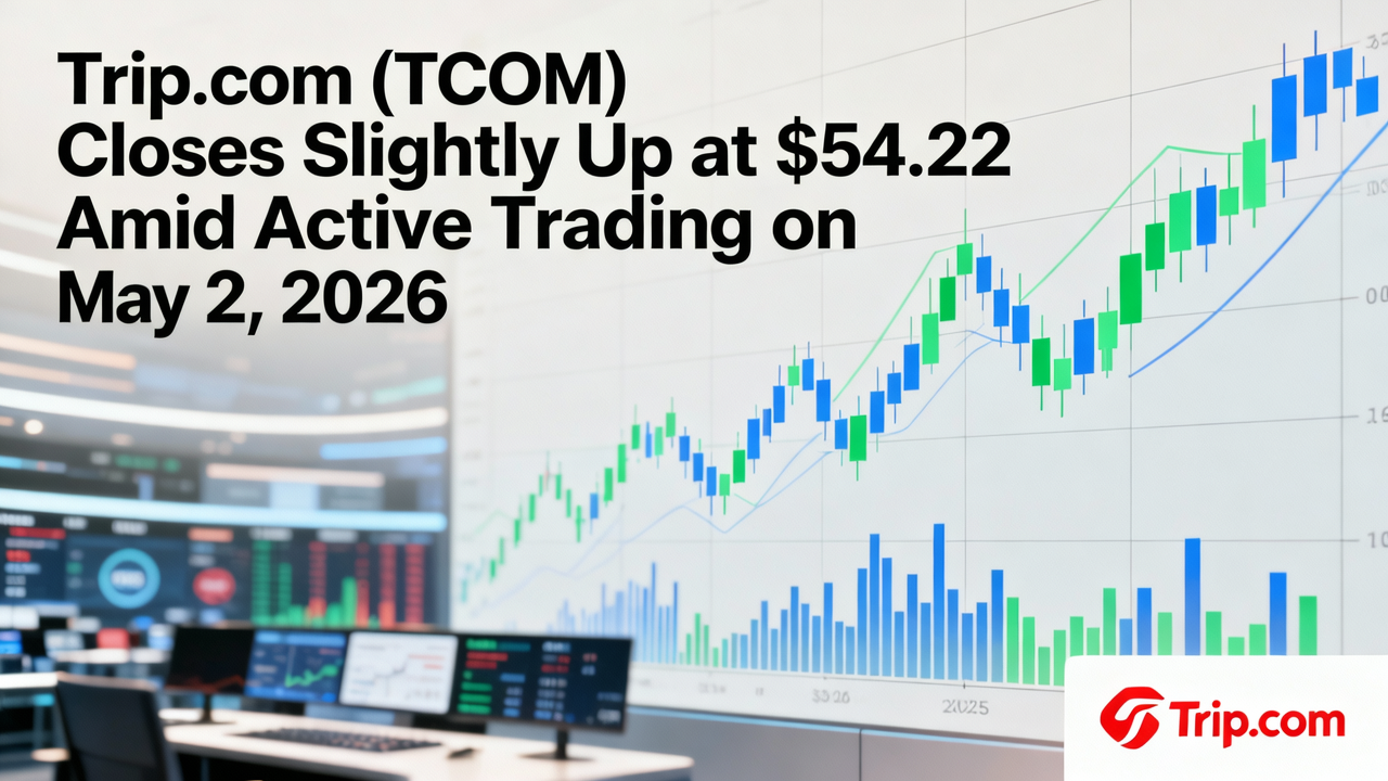 Trip.com (TCOM) Closes Slightly Up at $54.22 Amid Active Trading on May 2, 2026