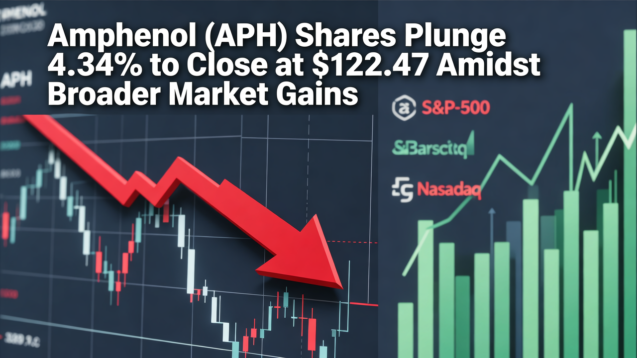 Amphenol (APH) Shares Plunge 4.34% to Close at $122.47 Amidst Broader Market Gains