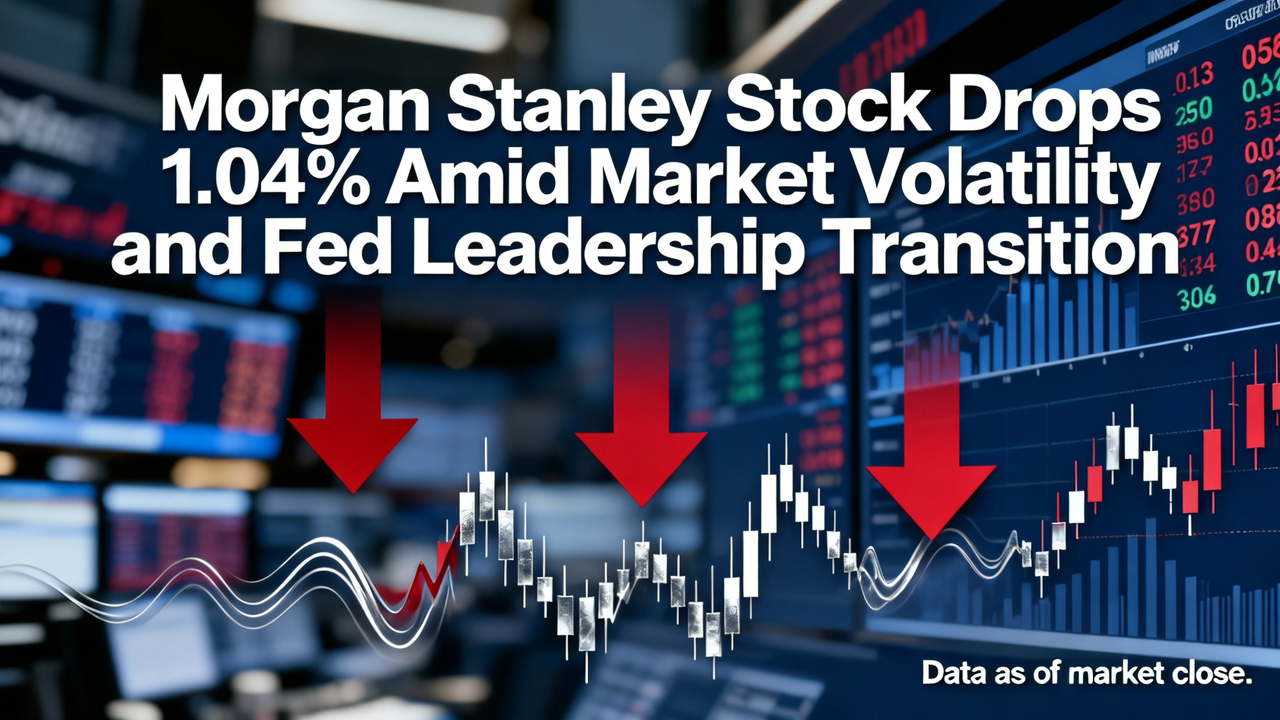 Morgan Stanley Stock Drops 1.04% Amid Market Volatility and Fed Leadership Transition