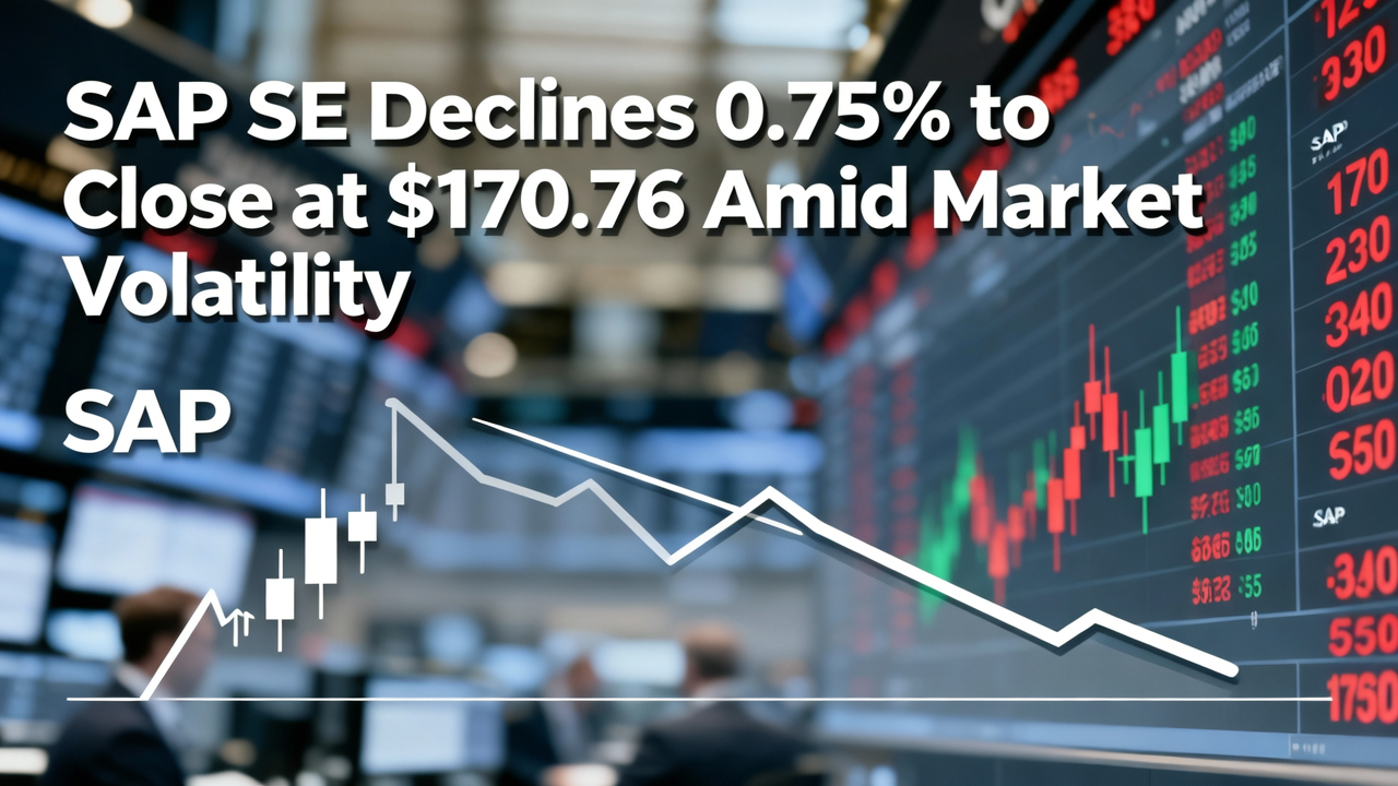 SAP SE Declines 0.75% to Close at $170.76 Amid Market Volatility