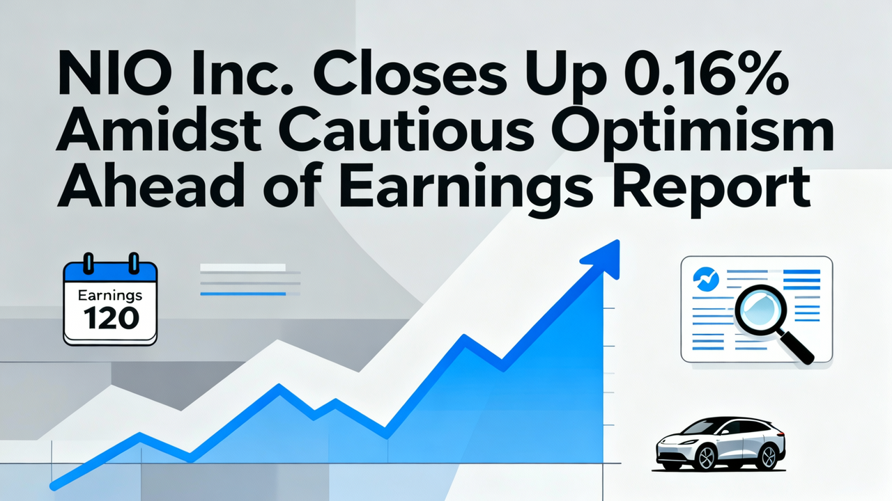 NIO Inc. Closes Up 0.16% Amidst Cautious Optimism Ahead of Earnings Report