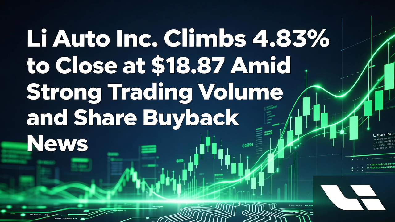 Li Auto Inc. Climbs 4.83% to Close at $18.87 Amid Strong Trading Volume and Share Buyback News