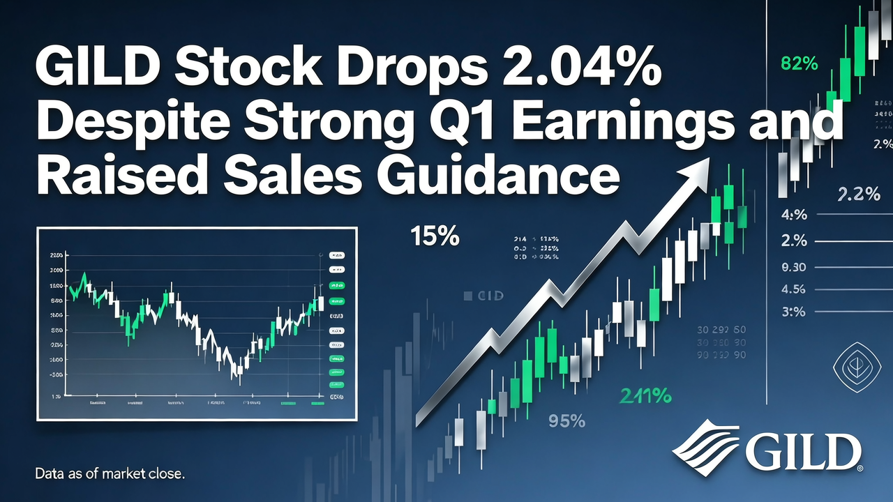 GILD Stock Drops 2.04% Despite Strong Q1 Earnings and Raised Sales Guidance