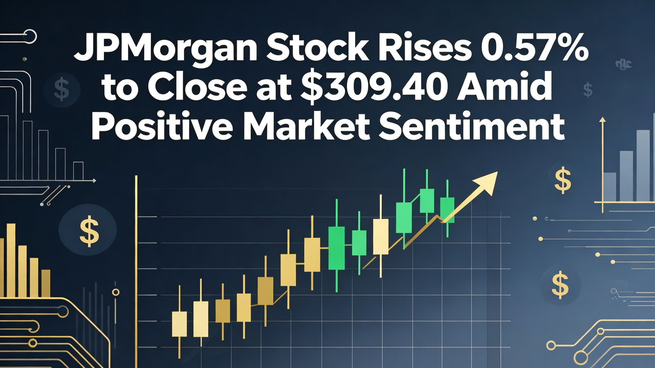 JPMorgan Stock Rises 0.57% to Close at $309.40 Amid Positive Market Sentiment