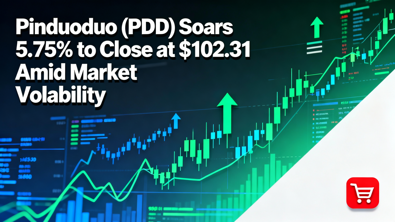 Pinduoduo (PDD) Soars 5.75% to Close at $102.31 Amid Market Volatility