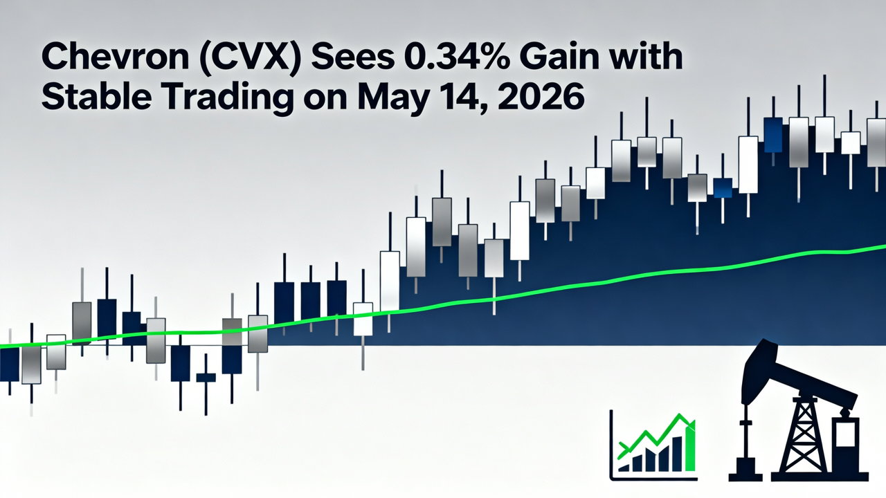 Chevron (CVX) Sees 0.34% Gain with Stable Trading on May 14, 2026