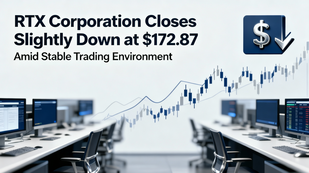 RTX Corporation Closes Slightly Down at $172.87 Amid Stable Trading Environment