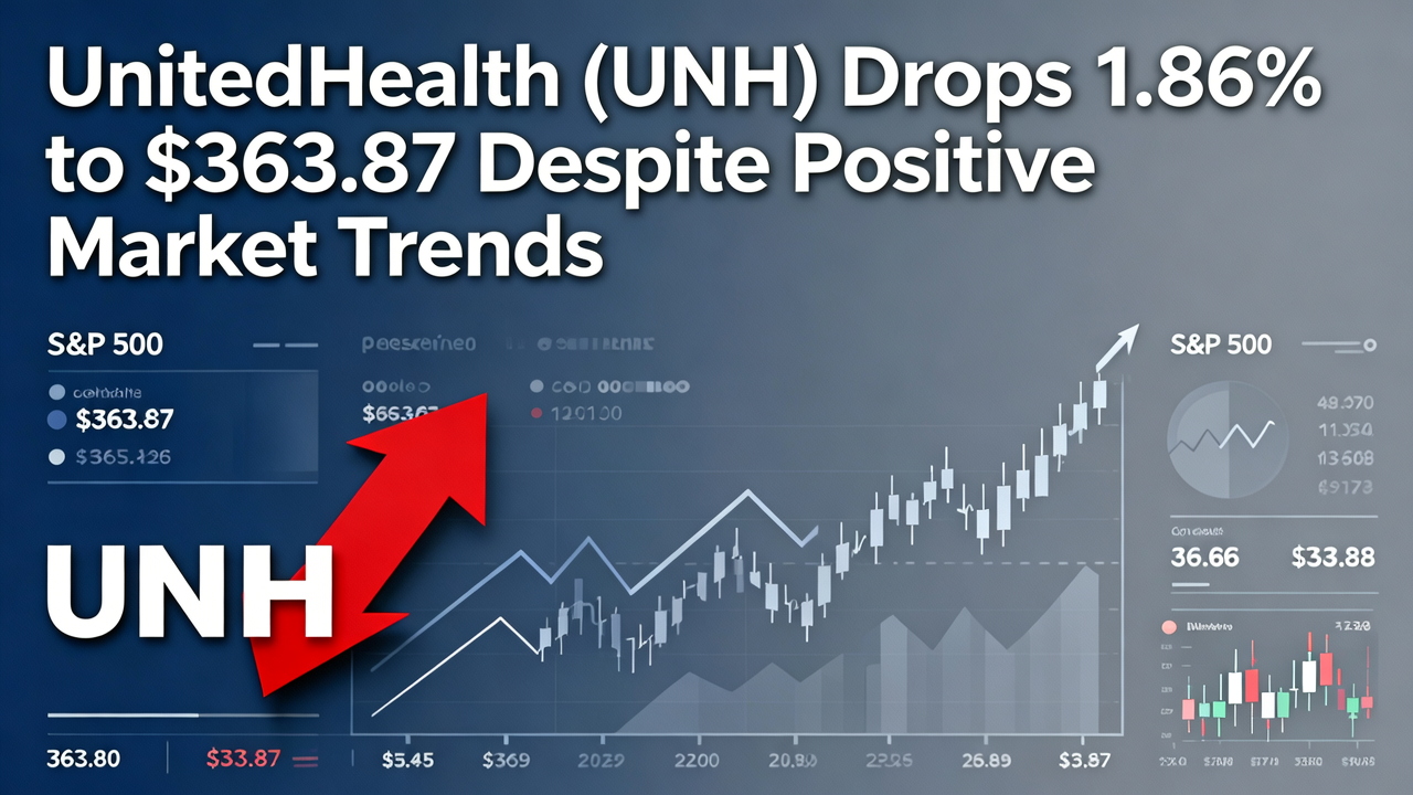 UnitedHealth (UNH) Drops 1.86% to $363.87 Despite Positive Market Trends