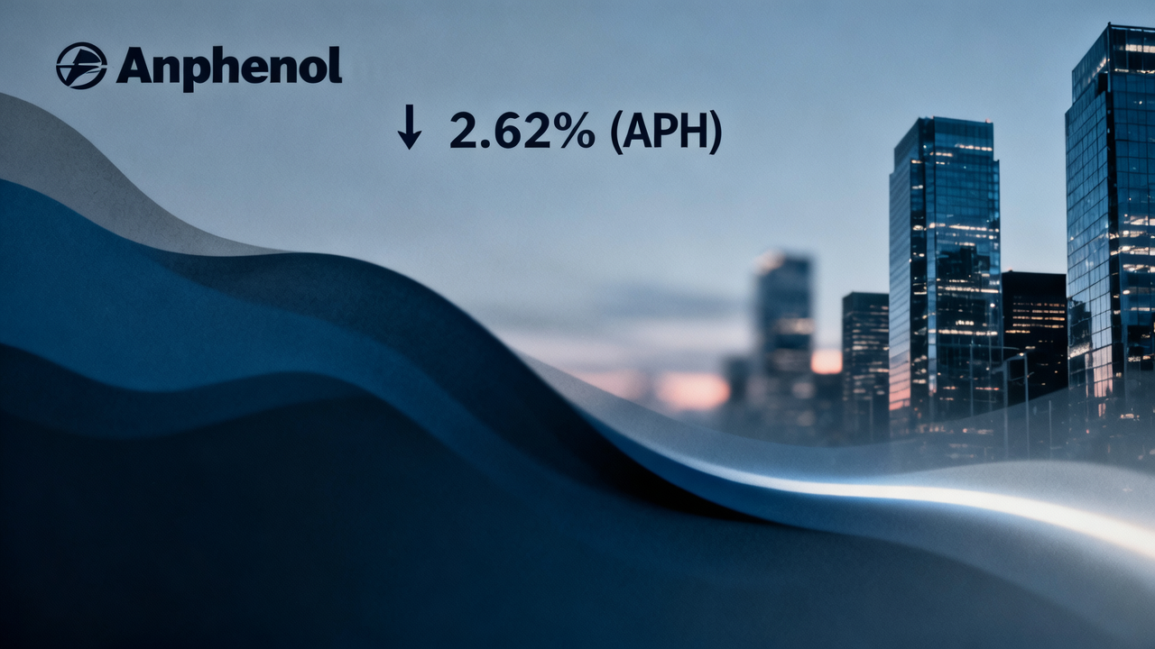 Amphenol (APH) Drops 2.62% to Close at $121.72 Amid Broader Market Decline