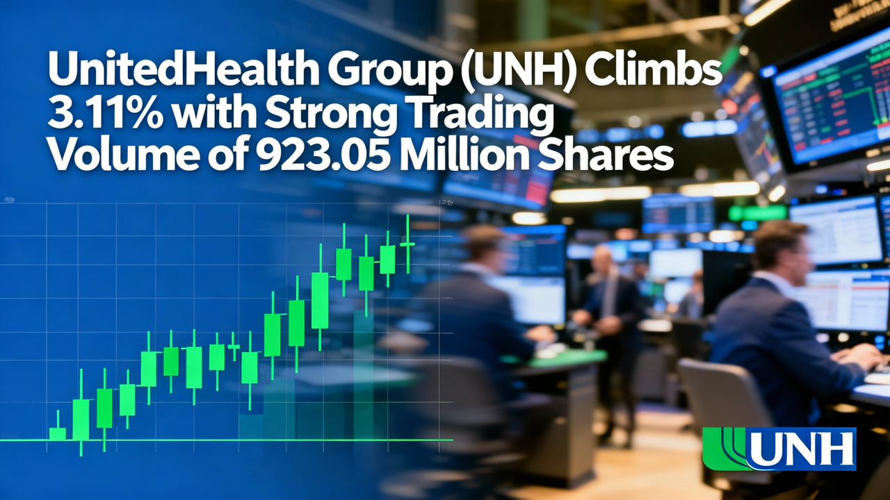 UnitedHealth Group (UNH) Climbs 3.11% with Strong Trading Volume of 923.05 Million Shares