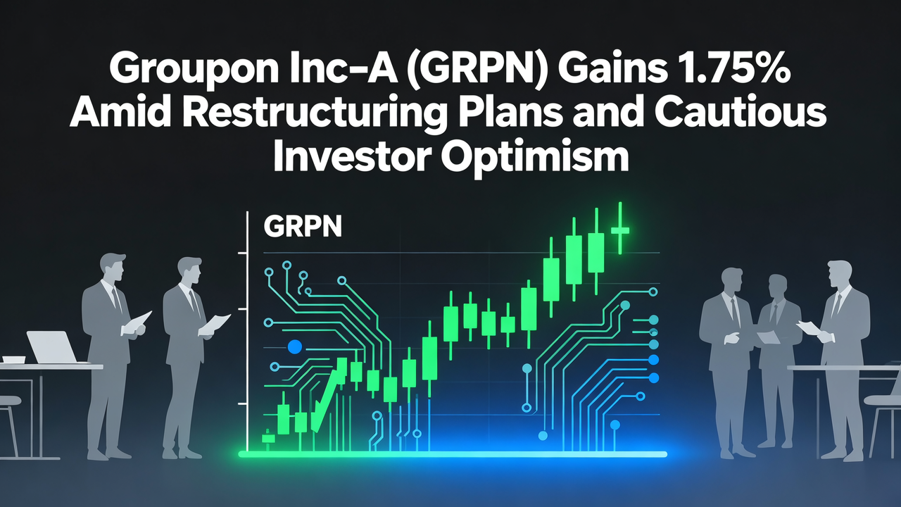 Groupon Inc-A (GRPN) Gains 1.75% Amid Restructuring Plans and Cautious Investor Optimism