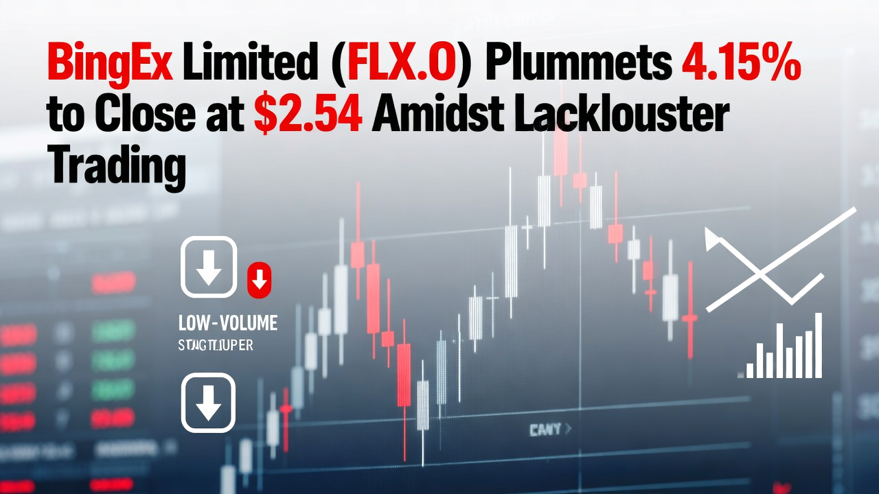 BingEx Limited (FLX.O) Plummets 4.15% to Close at $2.54 Amidst Lackluster Trading