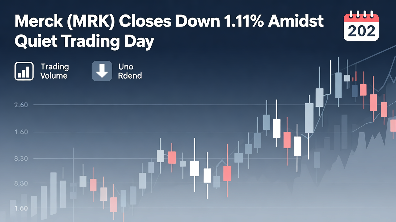 Merck (MRK) Closes Down 1.11% Amidst Quiet Trading Day