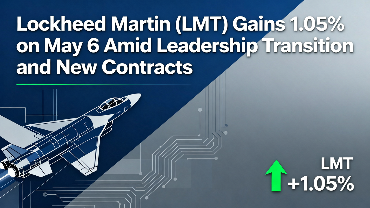 Lockheed Martin (LMT) Gains 1.05% on May 6 Amid Leadership Transition and New Contracts