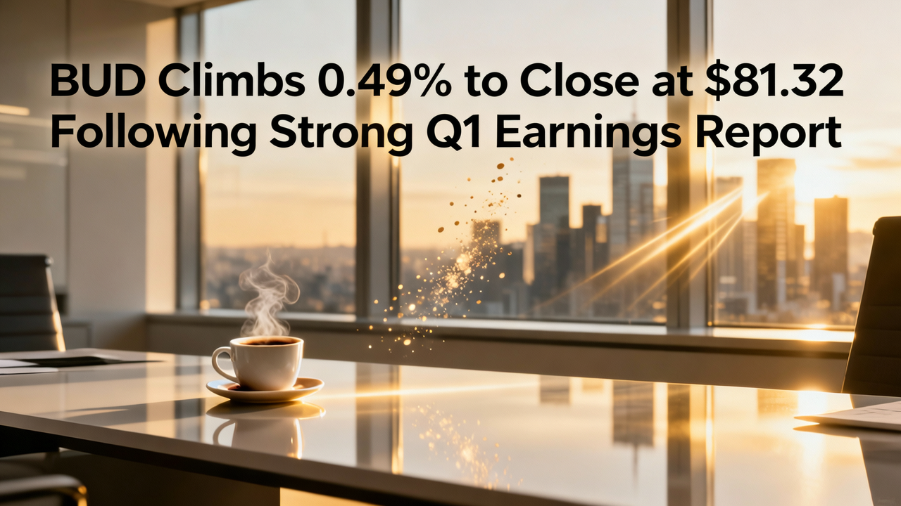 BUD Climbs 0.49% to Close at $81.32 Following Strong Q1 Earnings Report