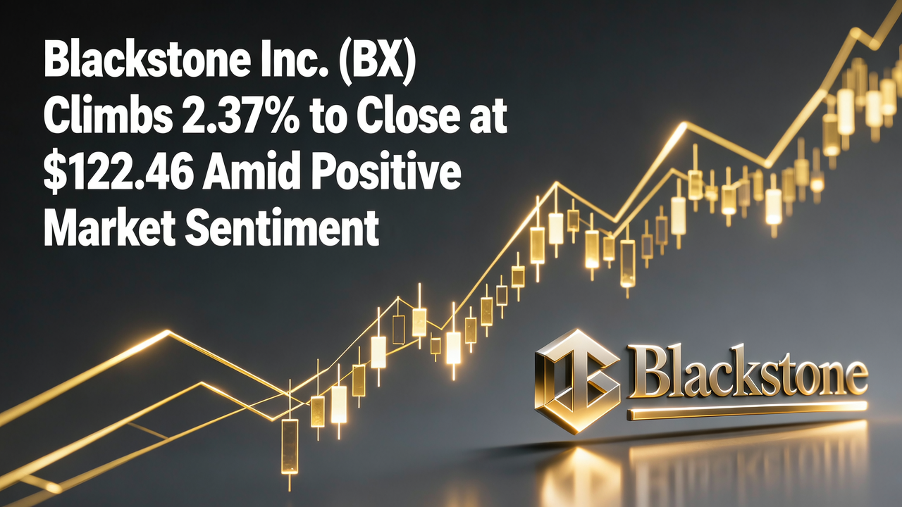 Blackstone Inc. (BX) Climbs 2.37% to Close at $122.46 Amid Positive Market Sentiment