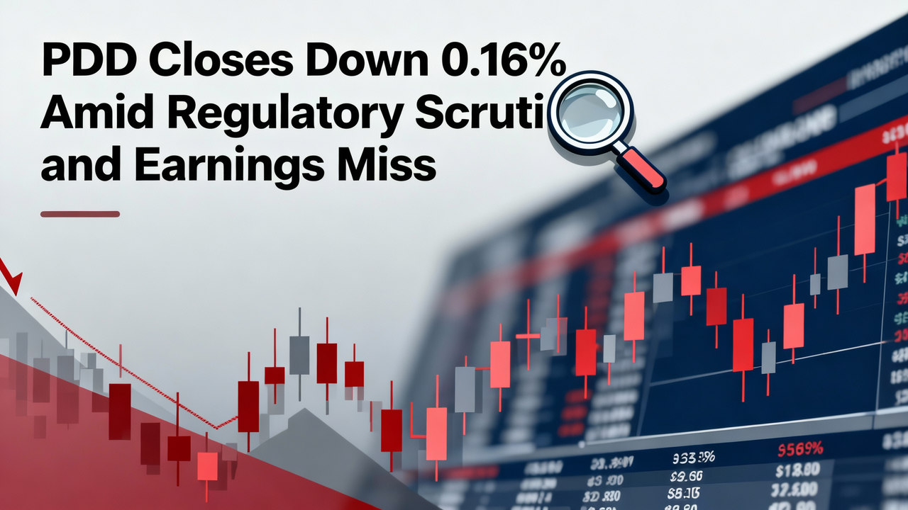 PDD Closes Down 0.16% Amid Regulatory Scrutiny and Earnings Miss