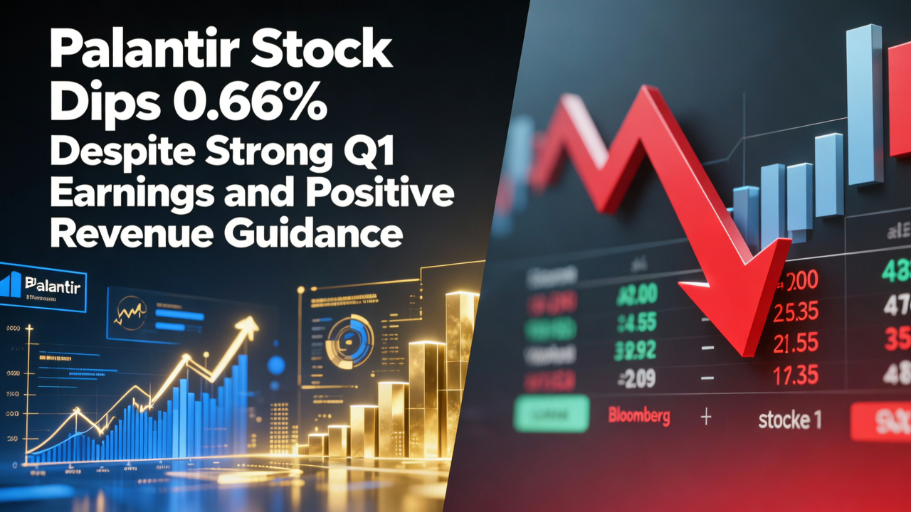Palantir Stock Dips 0.66% Despite Strong Q1 Earnings and Positive Revenue Guidance