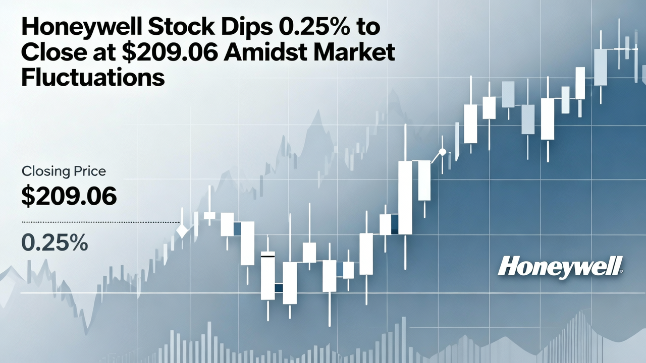 Honeywell Stock Dips 0.25% to Close at $209.06 Amidst Market Fluctuations