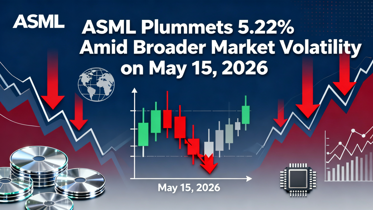 ASML Plummets 5.22% Amid Broader Market Volatility on May 15, 2026