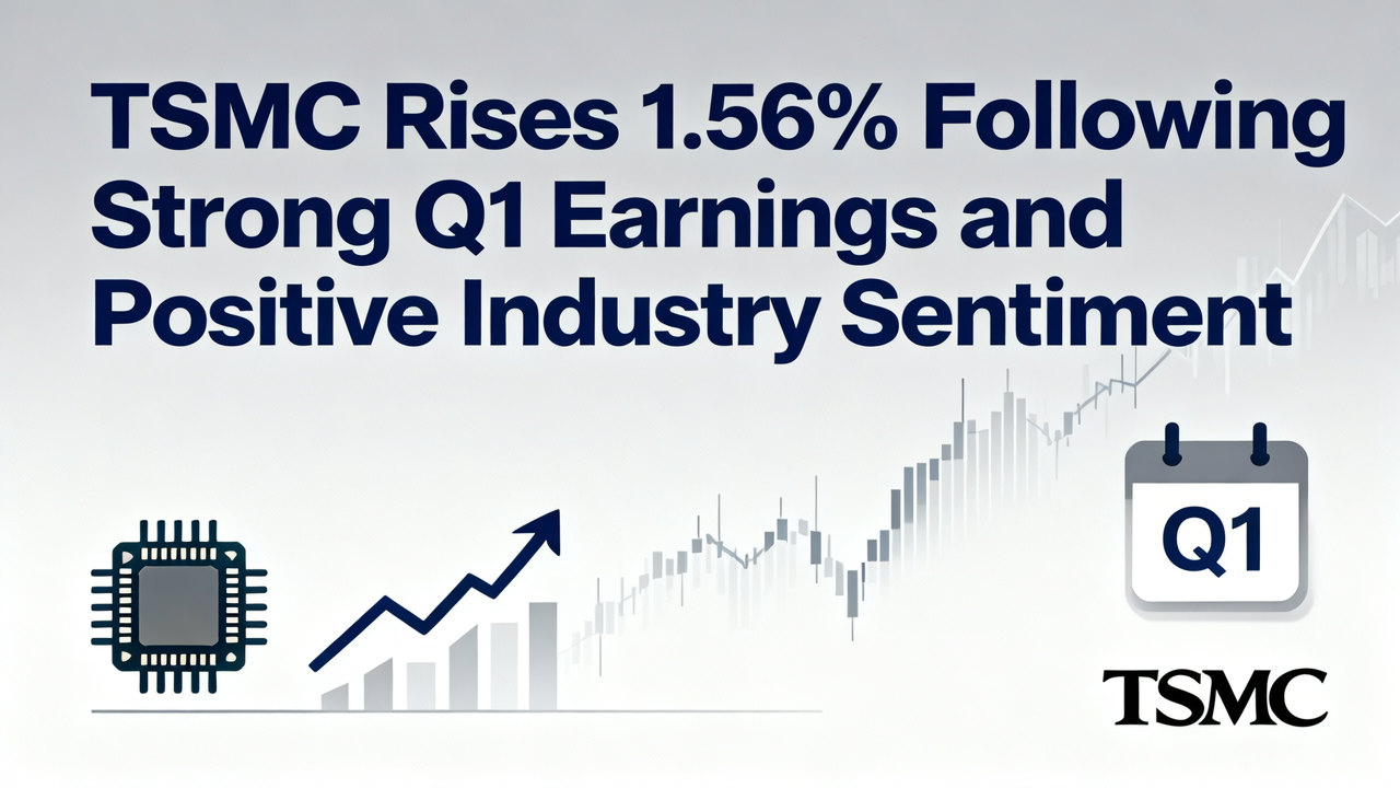 TSMC Rises 1.56% Following Strong Q1 Earnings and Positive Industry Sentiment