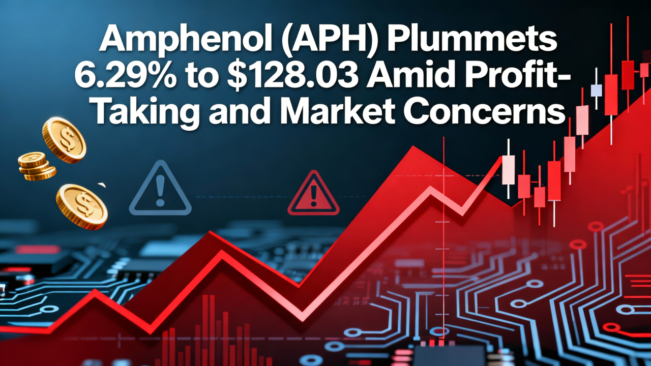 Amphenol (APH) Plummets 6.29% to $128.03 Amid Profit-Taking and Market Concerns