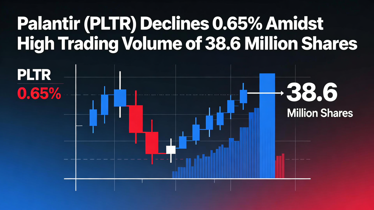 Palantir (PLTR) Declines 0.65% Amidst High Trading Volume of 38.6 Million Shares