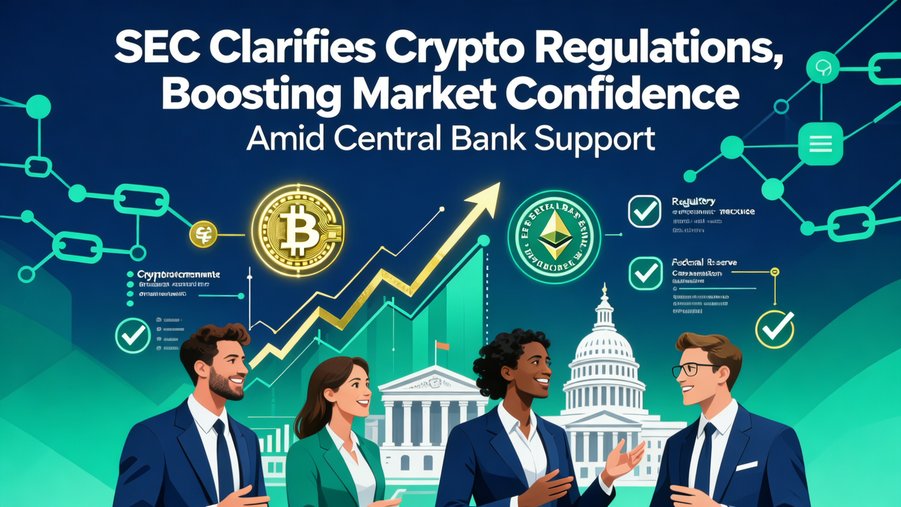 SEC Clarifies Crypto Regulations, Boosting Market Confidence Amid Central Bank Support