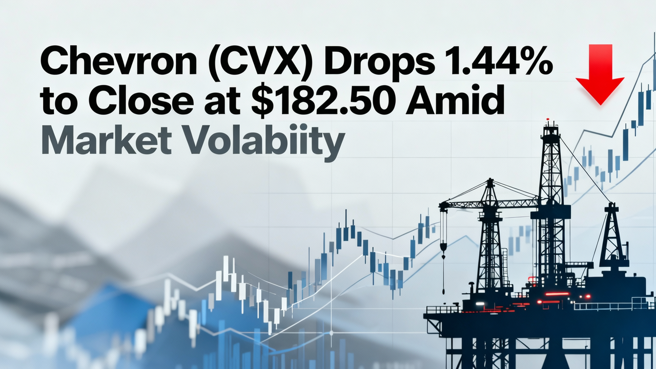 Chevron (CVX) Drops 1.44% to Close at $182.50 Amid Market Volatility