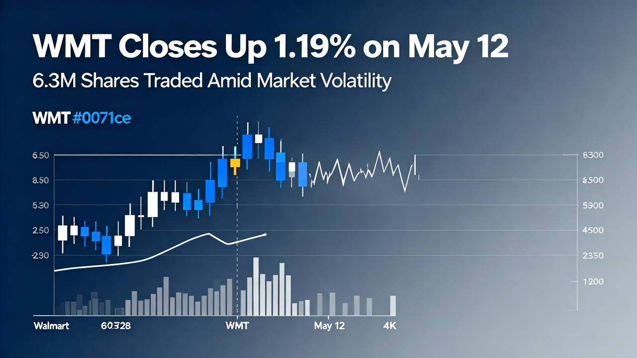 WMT Closes Up 1.19% on May 12 with 6.3M Shares Traded Amid Market Volatility