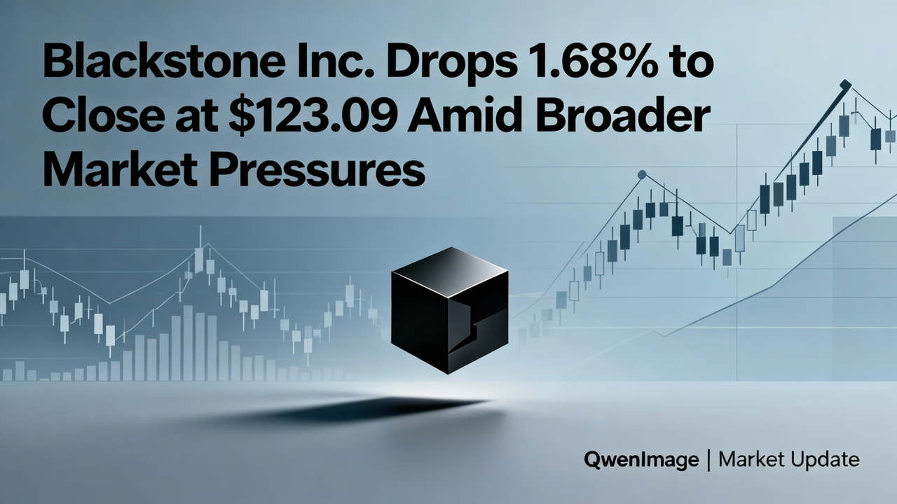 Blackstone Inc. Drops 1.68% to Close at $123.09 Amid Broader Market Pressures