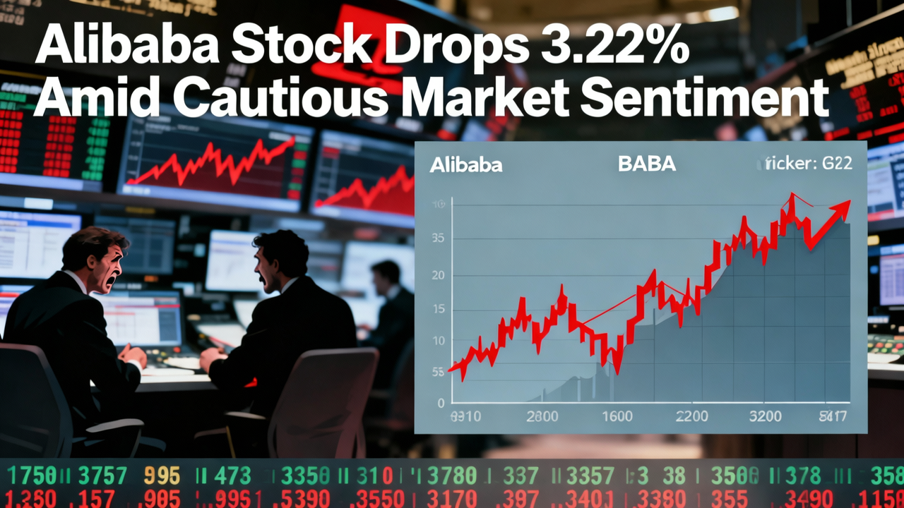 Alibaba Stock Drops 3.22% Amid Cautious Market Sentiment