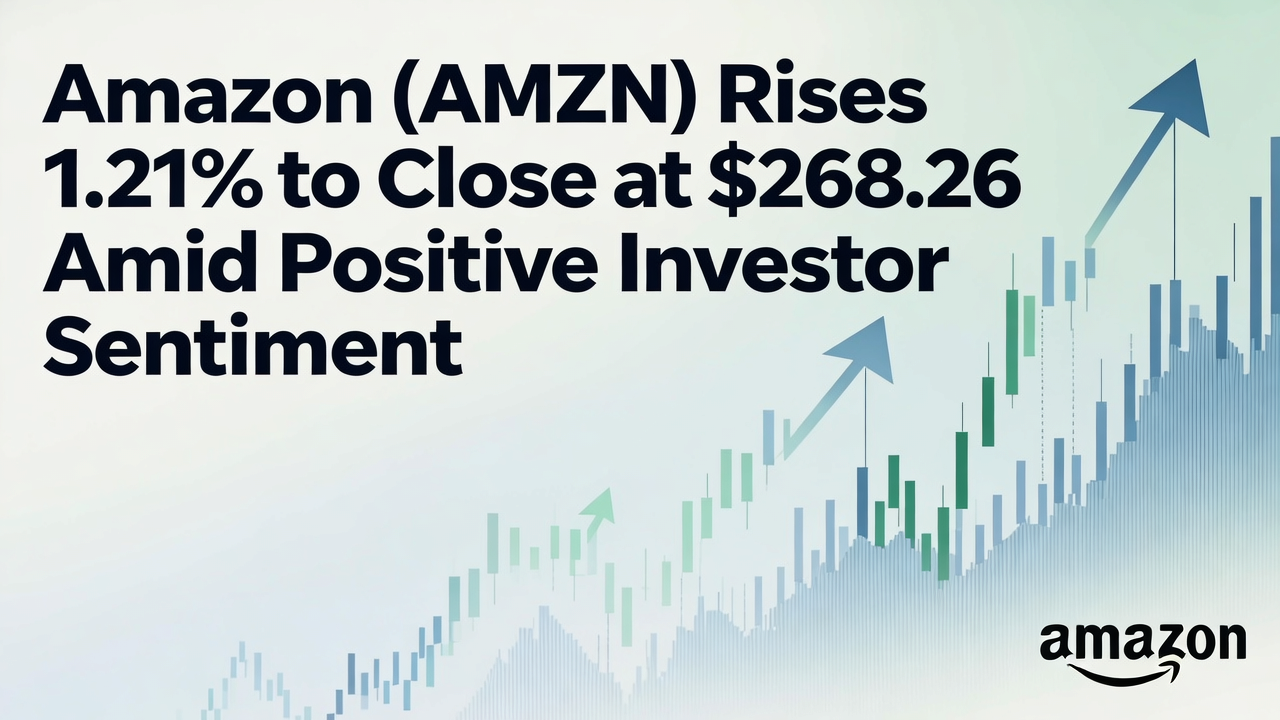Amazon (AMZN) Rises 1.21% to Close at $268.26 Amid Positive Investor Sentiment