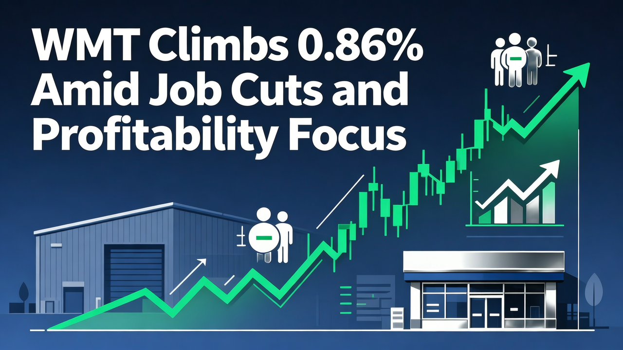WMT Climbs 0.86% Amid Job Cuts and Profitability Focus