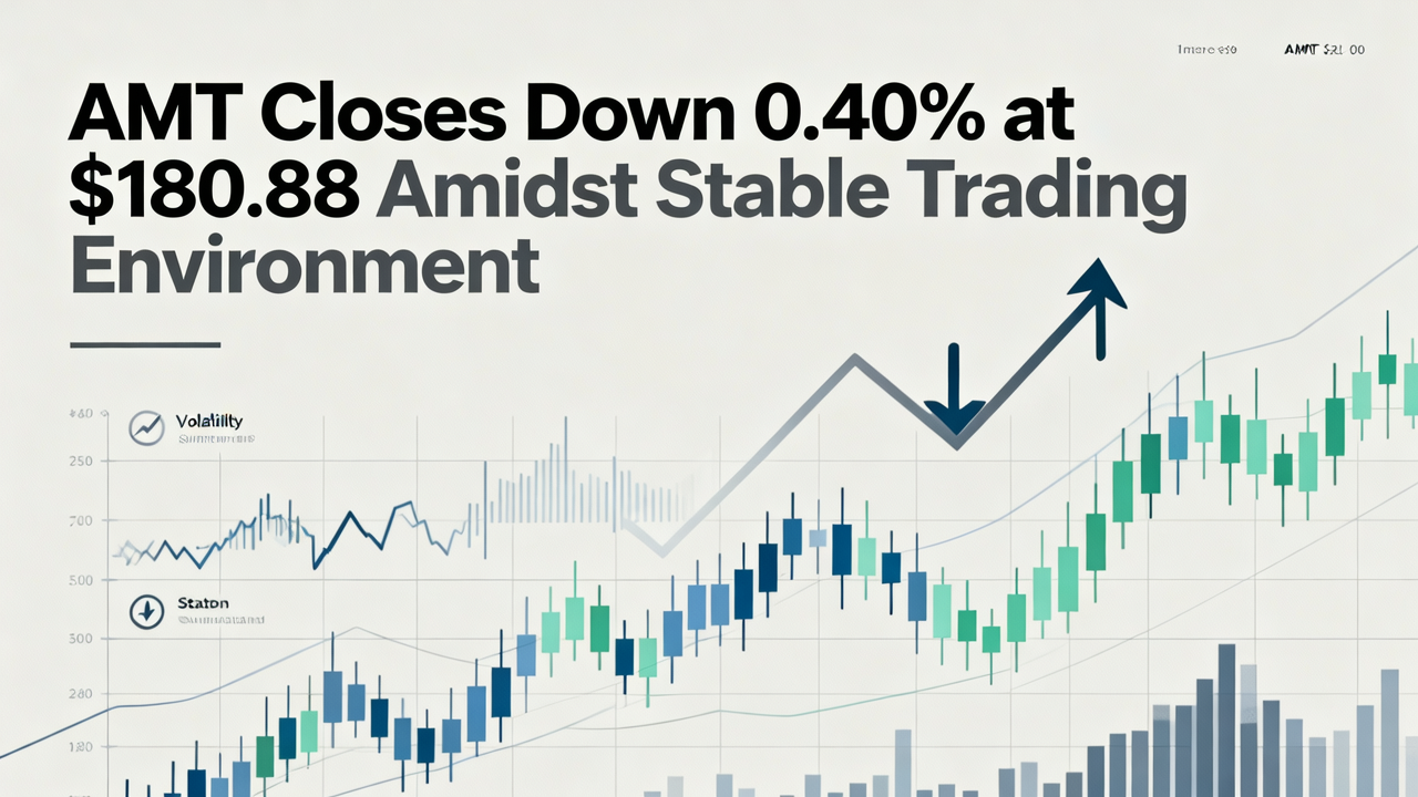 AMT Closes Down 0.40% at $180.88 Amidst Stable Trading Environment