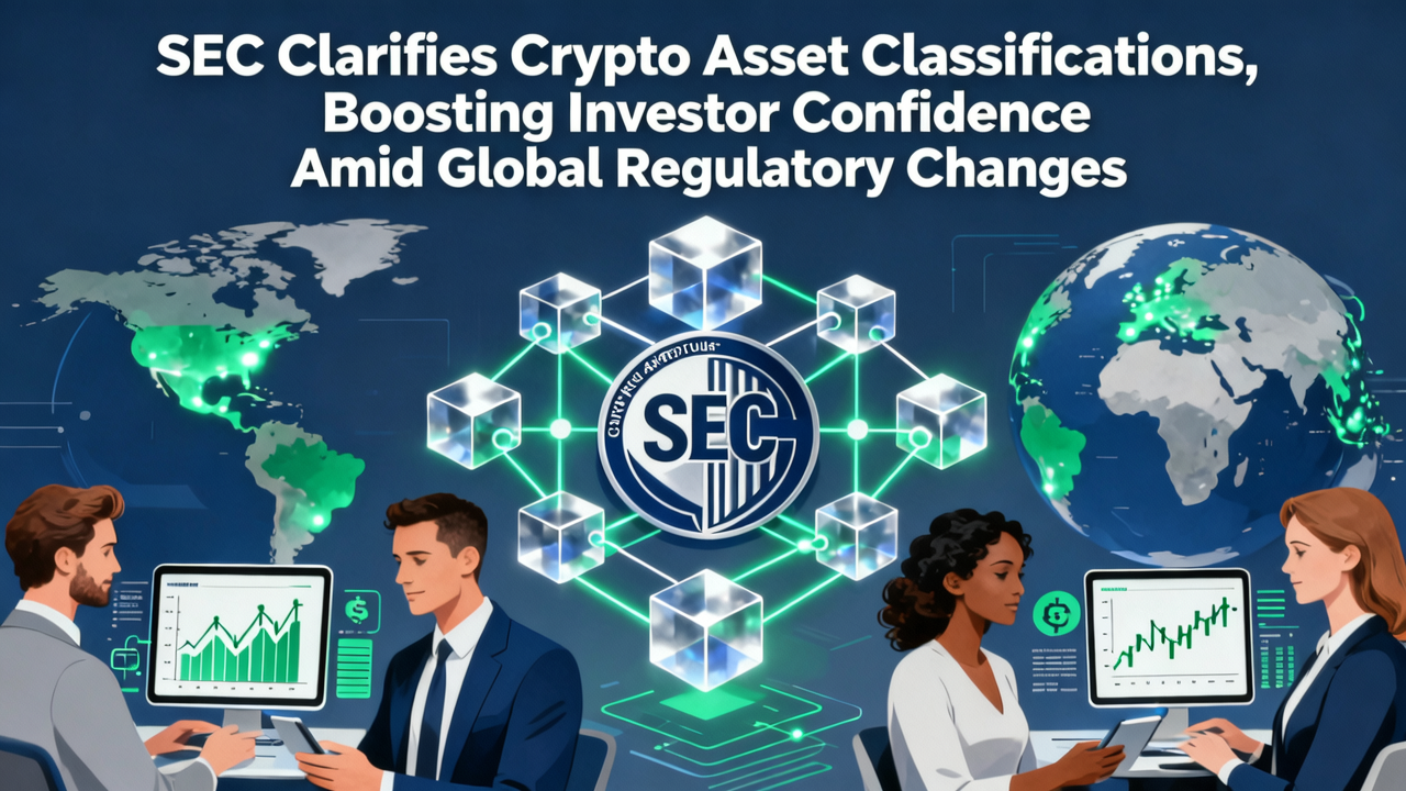 SEC Clarifies Crypto Asset Classifications, Boosting Investor Confidence Amid Global Regulatory Changes