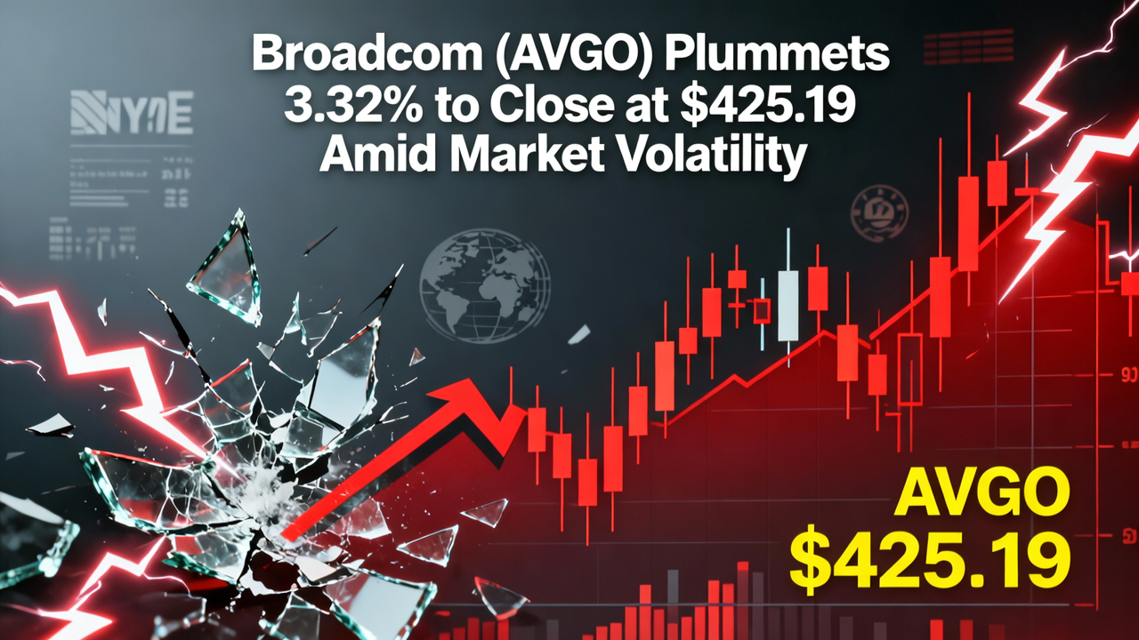 Broadcom (AVGO) Plummets 3.32% to Close at $425.19 Amid Market Volatility