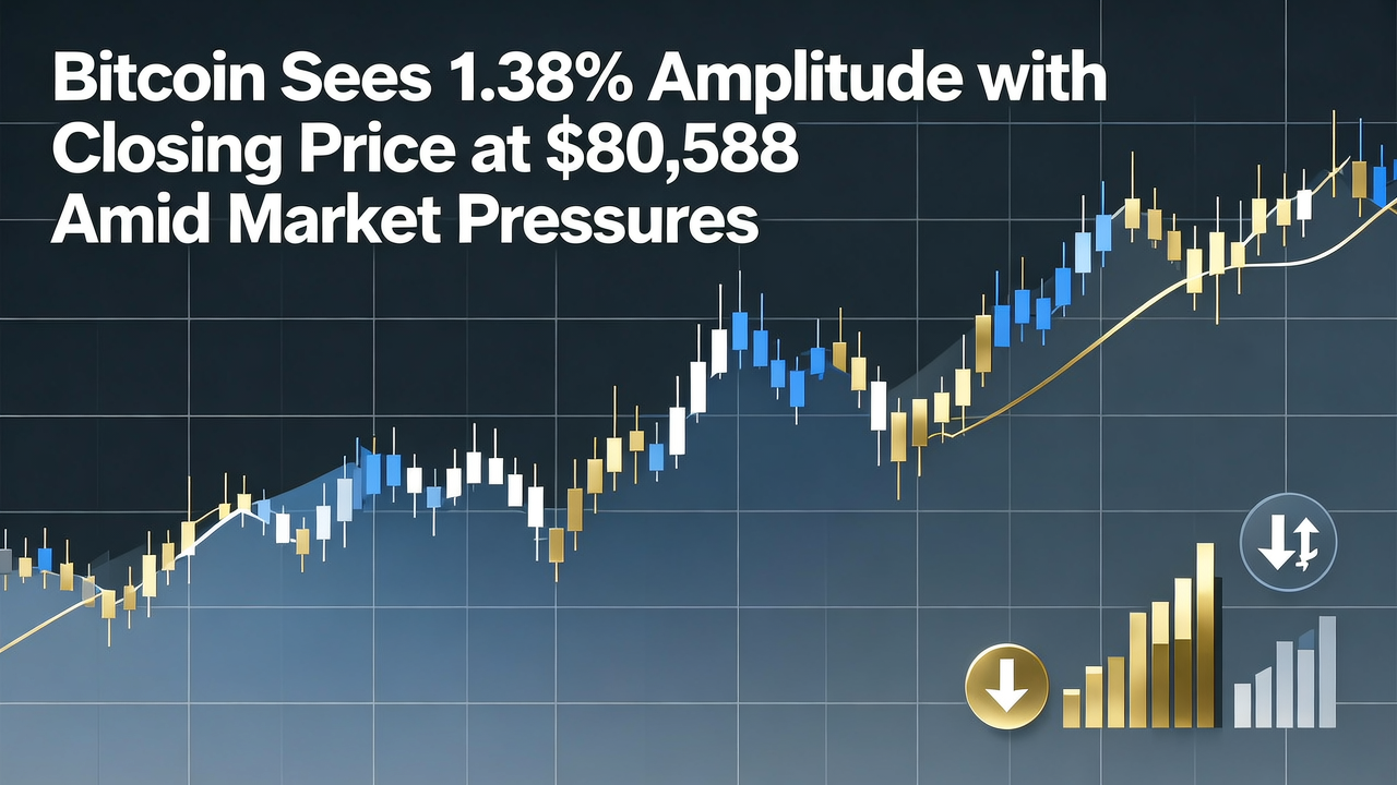 Bitcoin Sees 1.38% Amplitude with Closing Price at $80,588 Amid Market Pressures