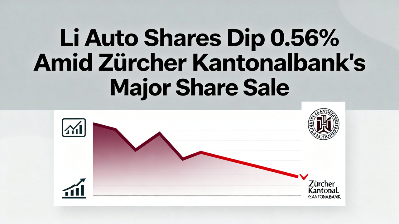 Li Auto Shares Dip 0.56% Amid Zurcher Kantonalbank's Major Share Sale