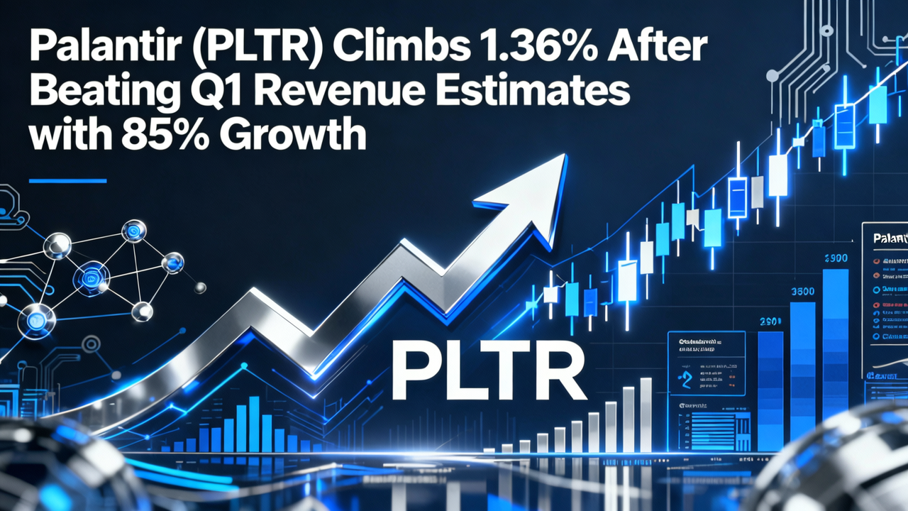 Palantir (PLTR) Climbs 1.36% After Beating Q1 Revenue Estimates with 85% Growth