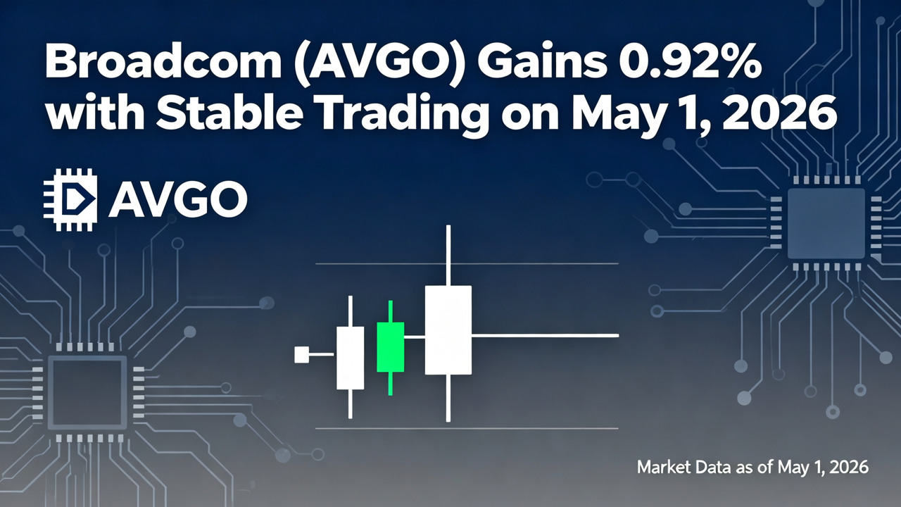 Broadcom (AVGO) Gains 0.92% with Stable Trading on May 1, 2026