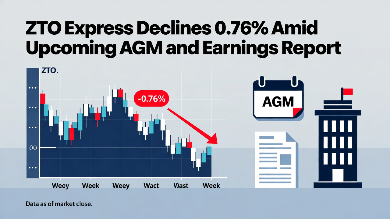 ZTO Express Declines 0.76% Amid Upcoming AGM and Earnings Report