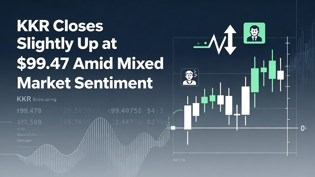 KKR Closes Slightly Up at $99.47 Amid Mixed Market Sentiment