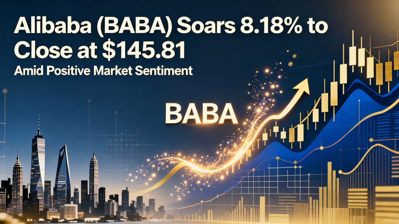 Alibaba (BABA) Soars 8.18% to Close at $145.81 Amid Positive Market Sentiment