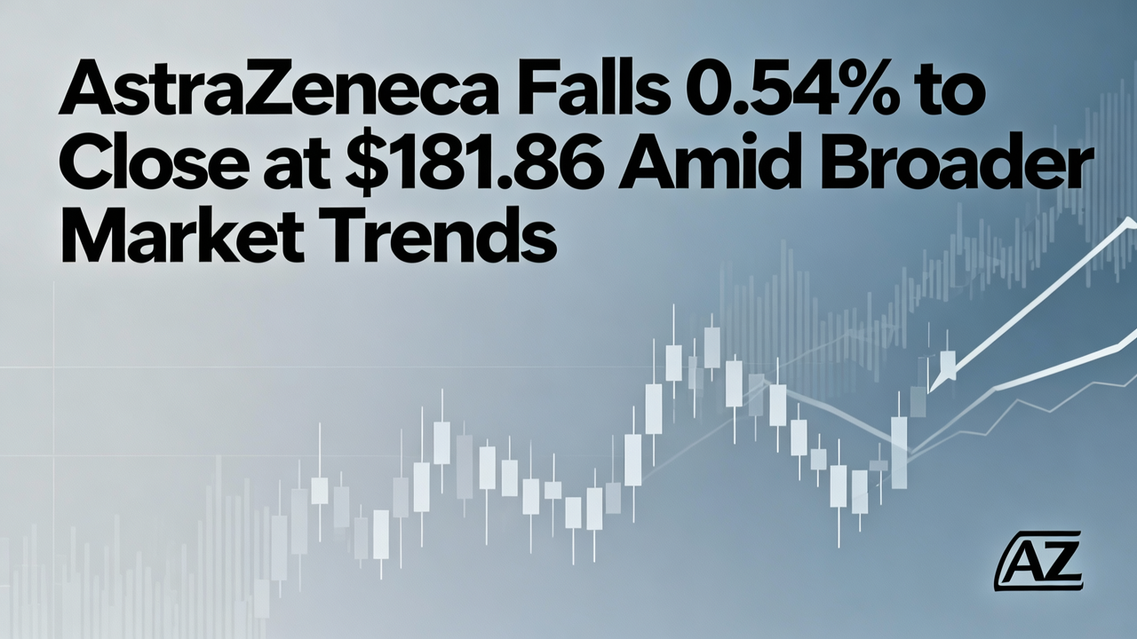 AstraZeneca Falls 0.54% to Close at $181.86 Amid Broader Market Trends