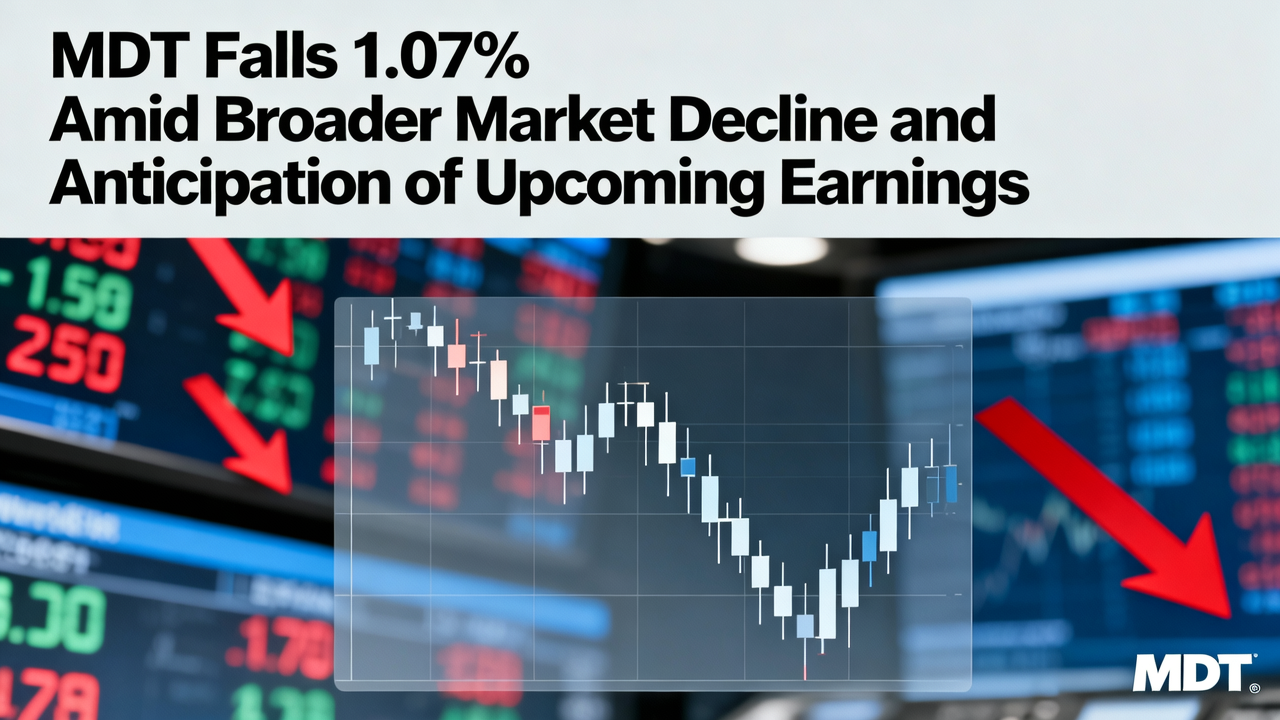 MDT Falls 1.07% Amid Broader Market Decline and Anticipation of Upcoming Earnings