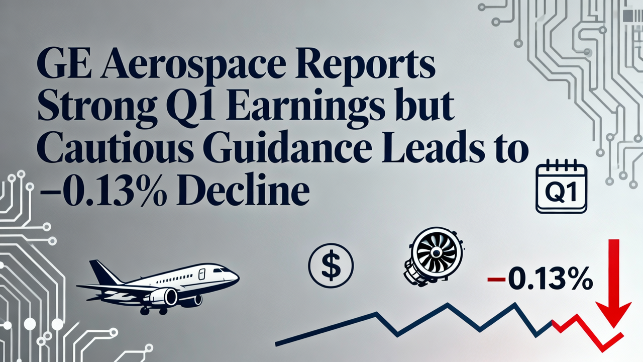 GE Aerospace Reports Strong Q1 Earnings but Cautious Guidance Leads to 0.13% Decline