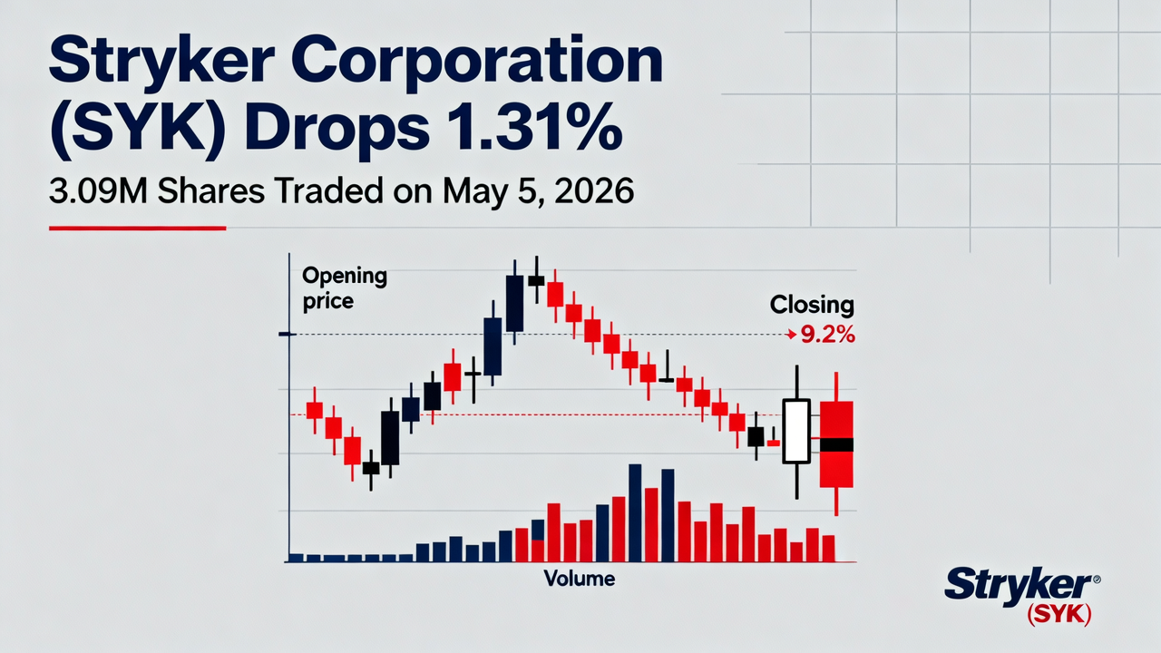 Stryker Corporation (SYK) Drops 1.31% with 3.09M Shares Traded on May 5, 2026