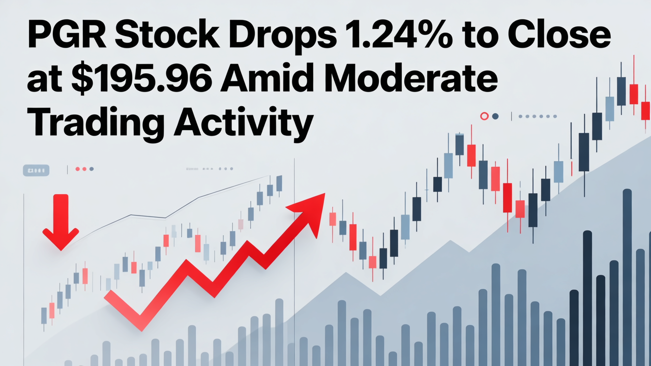 PGR Stock Drops 1.24% to Close at $195.96 Amid Moderate Trading Activity